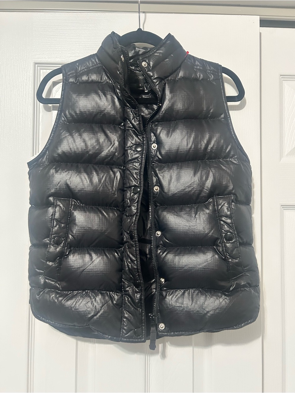 Women's Black Quilted Puffer Vest -
